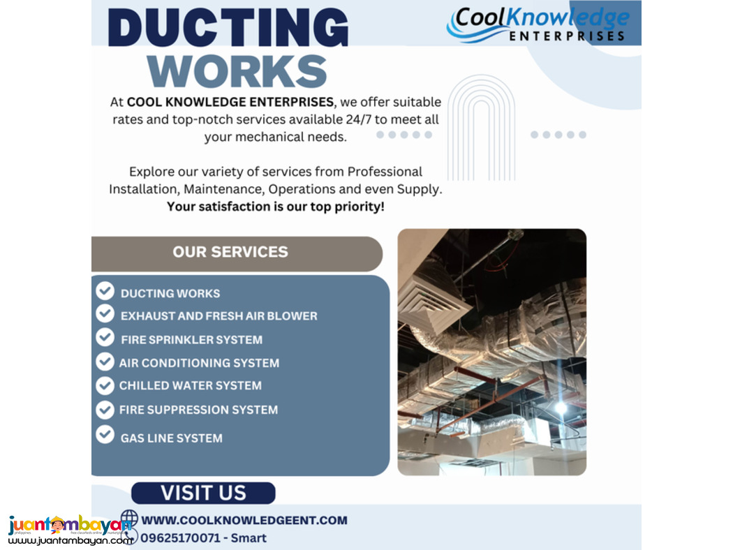 .....DUCTING WORKS - COOL KNOWLEDGE...... 