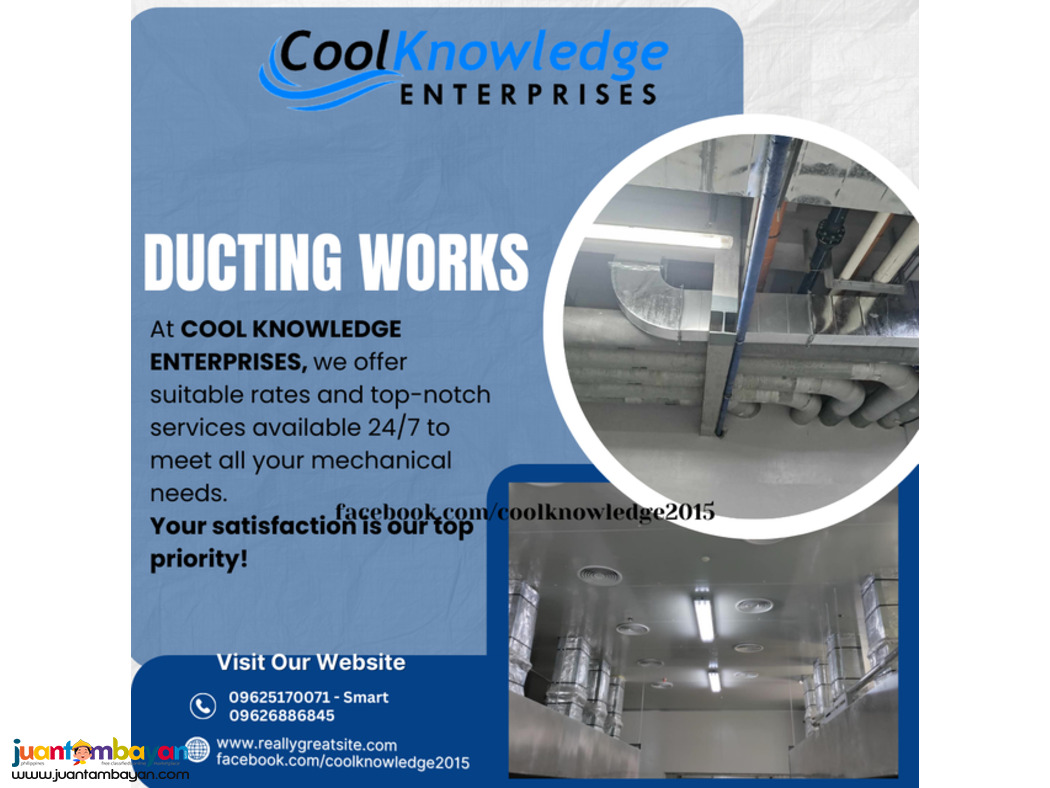 .....DUCTING WORKS - COOL KNOWLEDGE...... 