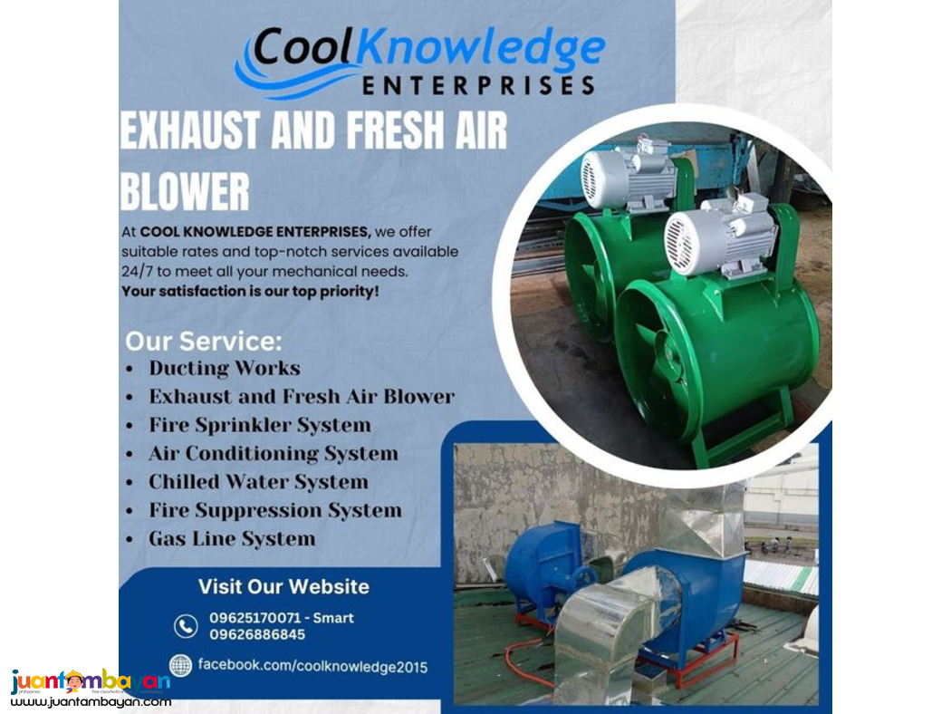 +++++Cool Knowledge || Exhaust & Fresh Air Blower+++++