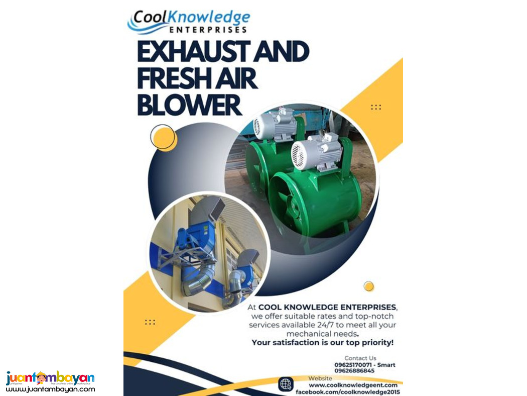 +++++Cool Knowledge || Exhaust & Fresh Air Blower+++++