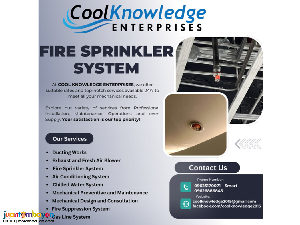 +++++Knowledge || Fire sprinkler system+++++