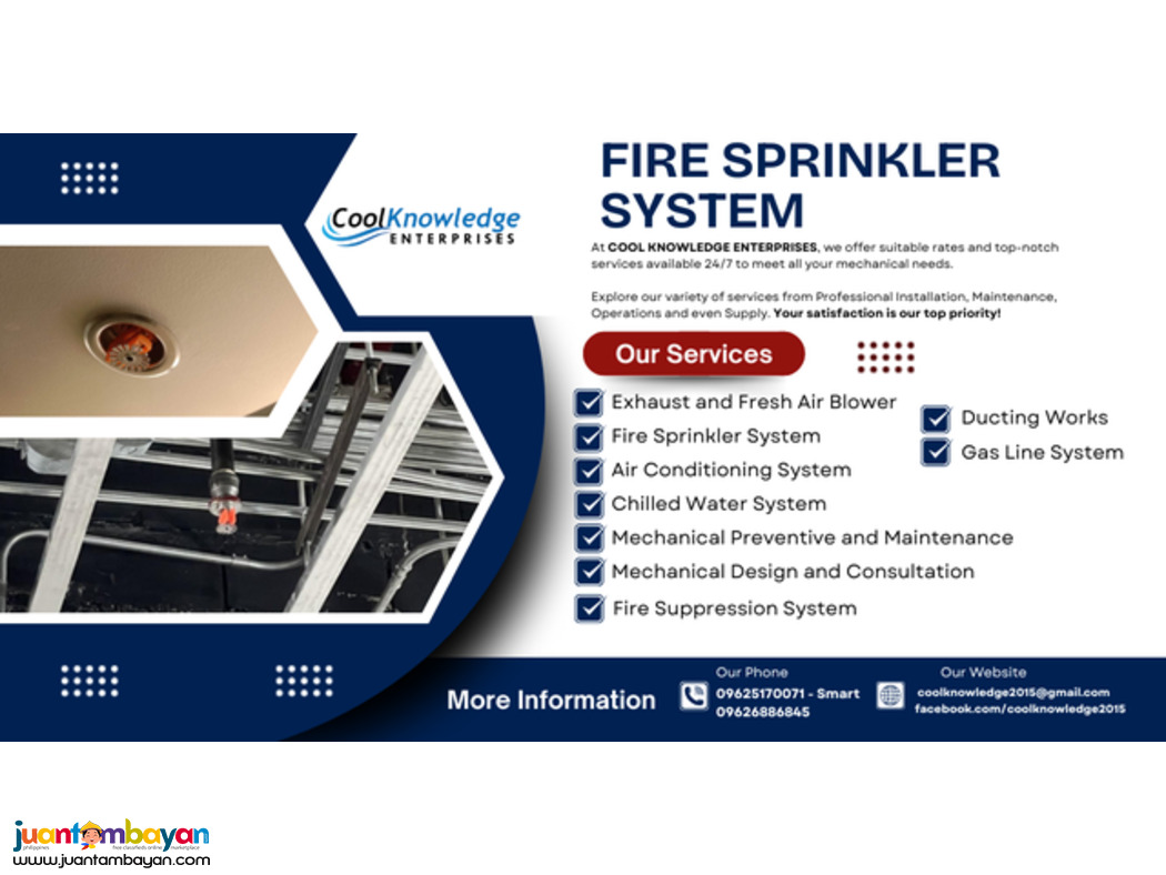 +++++Knowledge || Fire sprinkler system+++++