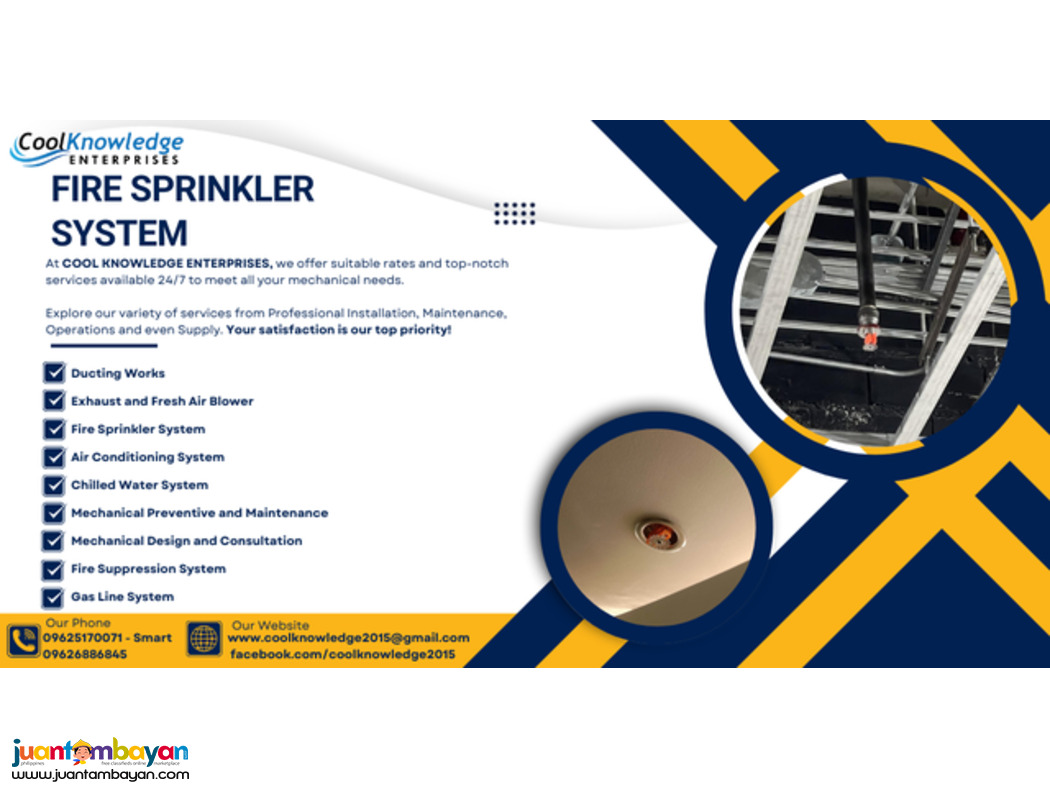 +++++Knowledge || Fire sprinkler system+++++