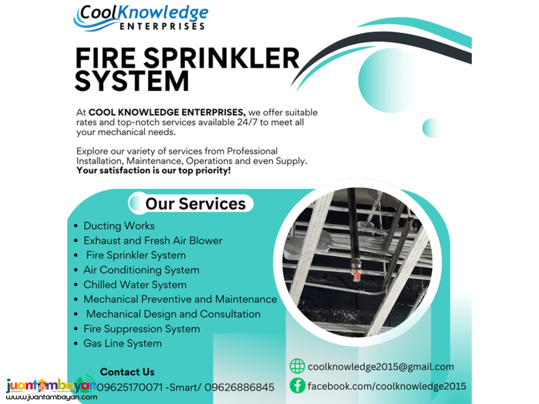 +++++Knowledge || Fire sprinkler system+++++