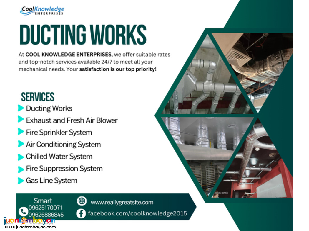 <<<Cool Knowledge || DUCTING WORKS >>>