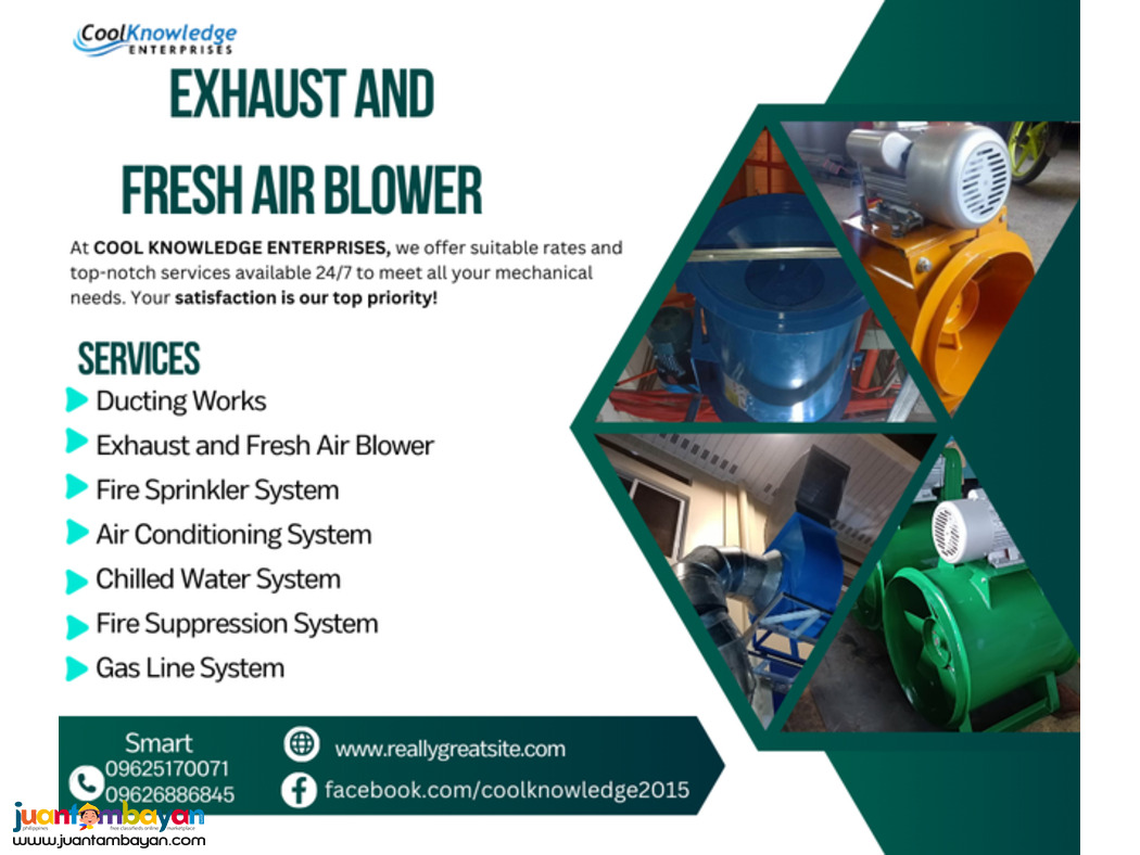 ..EXHAUST FRESH AIR BLOWER /// COOLKNOWLEDGE..
