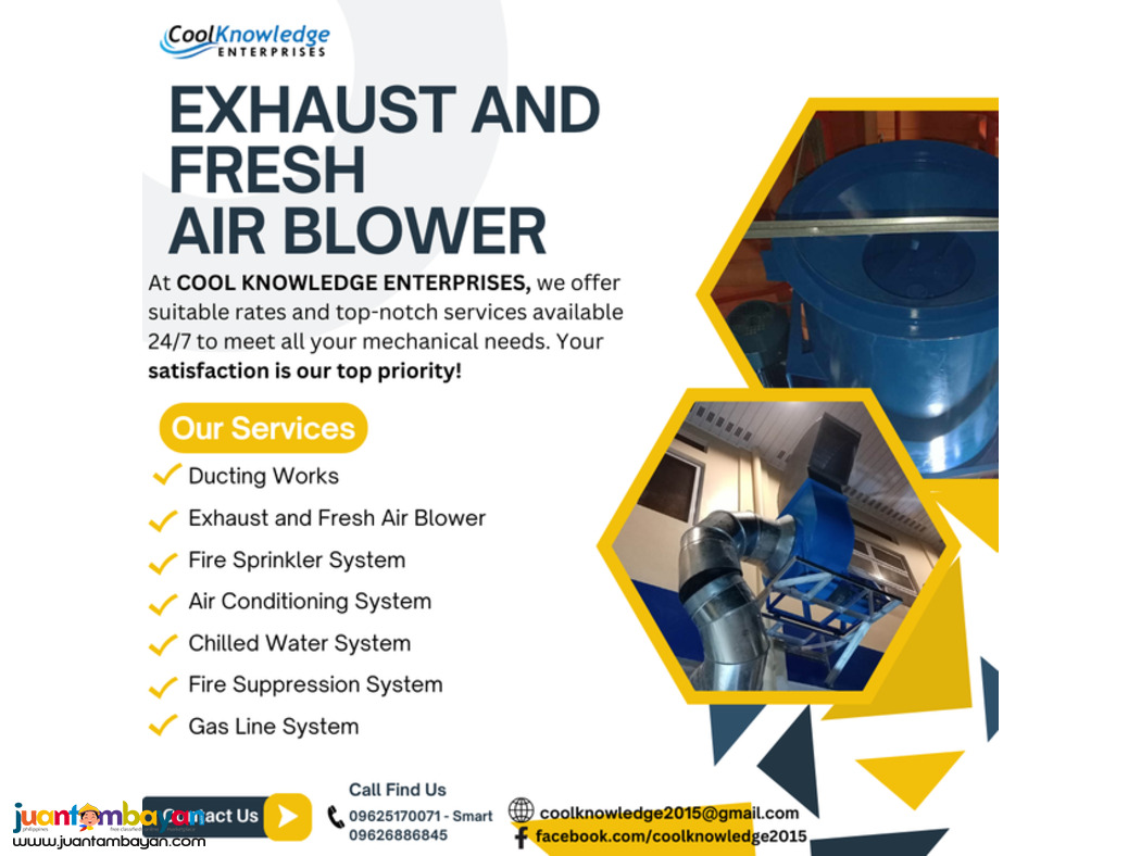 ..EXHAUST FRESH AIR BLOWER /// COOLKNOWLEDGE..