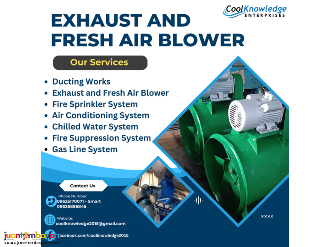 ..EXHAUST FRESH AIR BLOWER /// COOLKNOWLEDGE..
