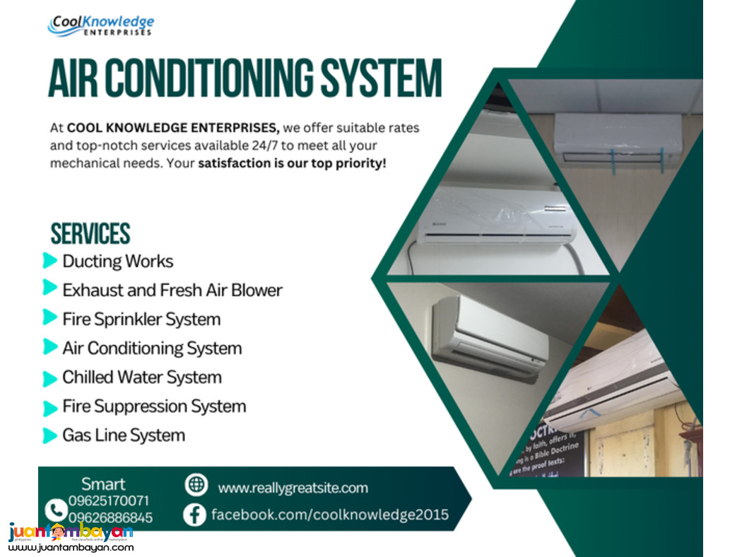 AIR CONDITIONING SYSTEM >> QUALITY SUPPLY AND INSTALLATION HERE.