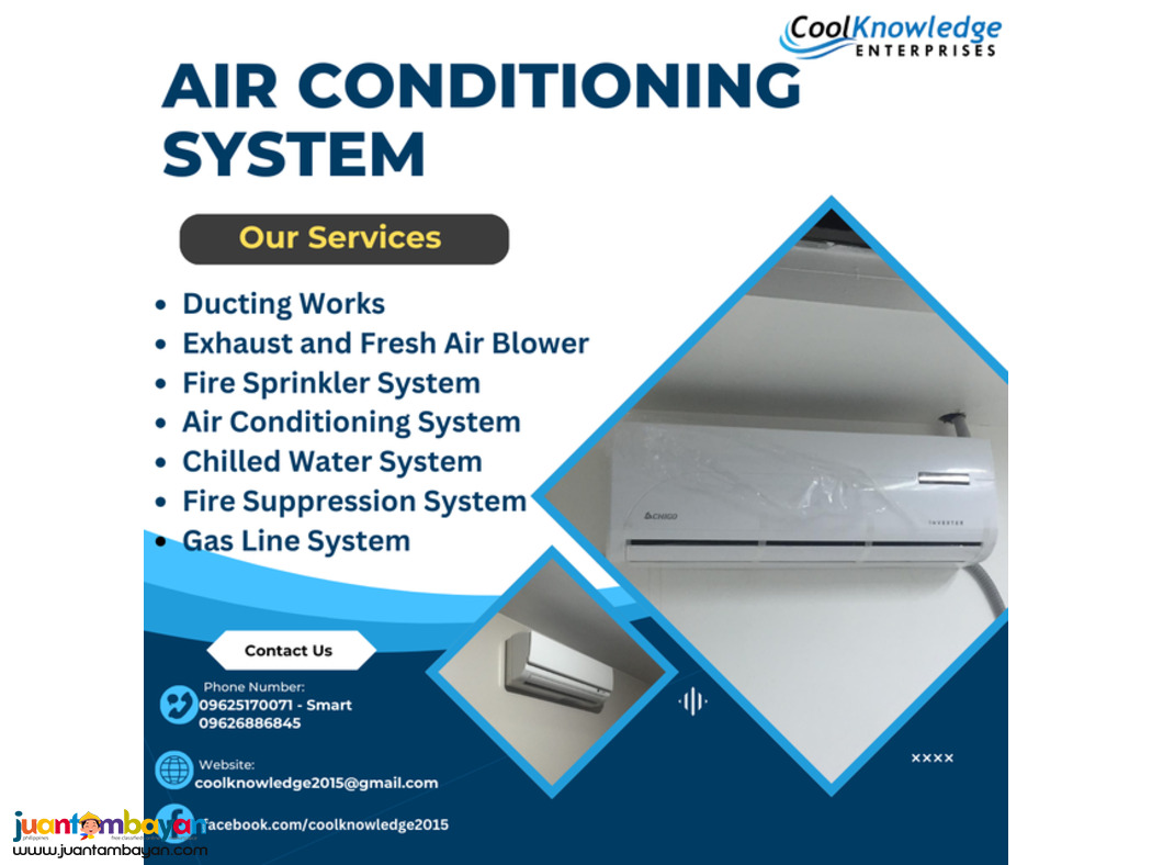 AIR CONDITIONING SYSTEM >> QUALITY SUPPLY AND INSTALLATION HERE.