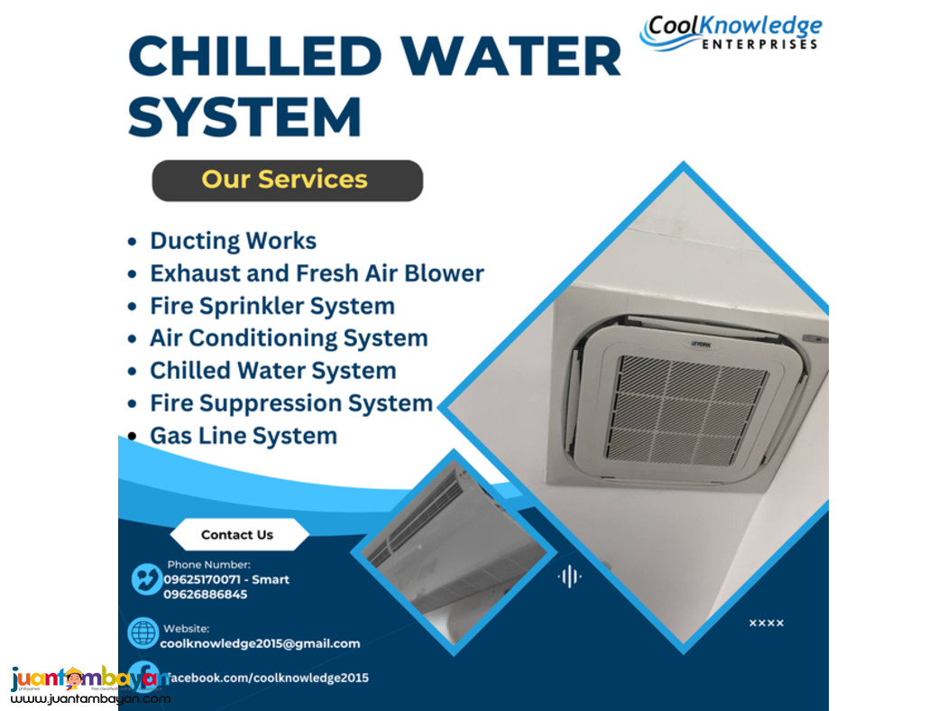 CHILLED WATER SYSTEM >>> QUALITY SUPPLY AND INTALLATION HERE 