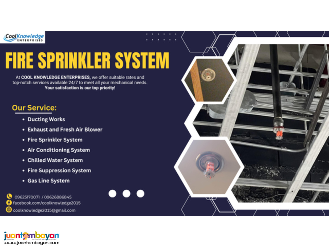 ''FIRE SPRINKLER SYSTEM // QUALITY SUPPLY AND INSTALLATION''