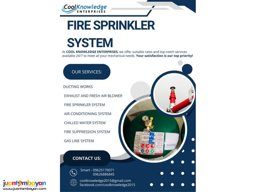 ''FIRE SPRINKLER SYSTEM // QUALITY SUPPLY AND INSTALLATION''