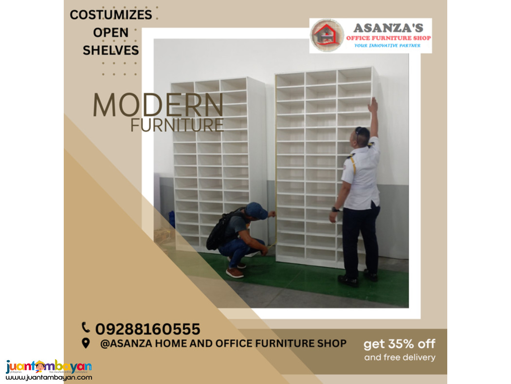 COSTUMIZED OPEN SHELVES