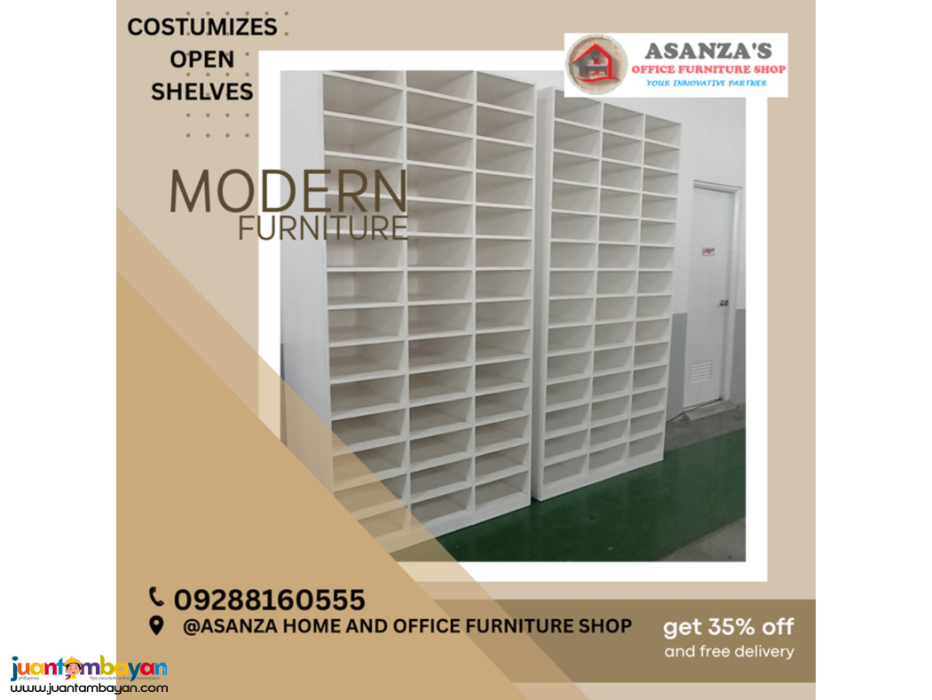 COSTUMIZED OPEN SHELVES