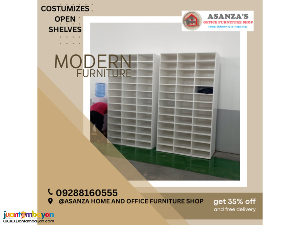 COSTUMIZED OPEN SHELVES