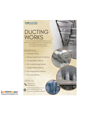 -+-DUCTING WORKS-+- supply and Installation Available...