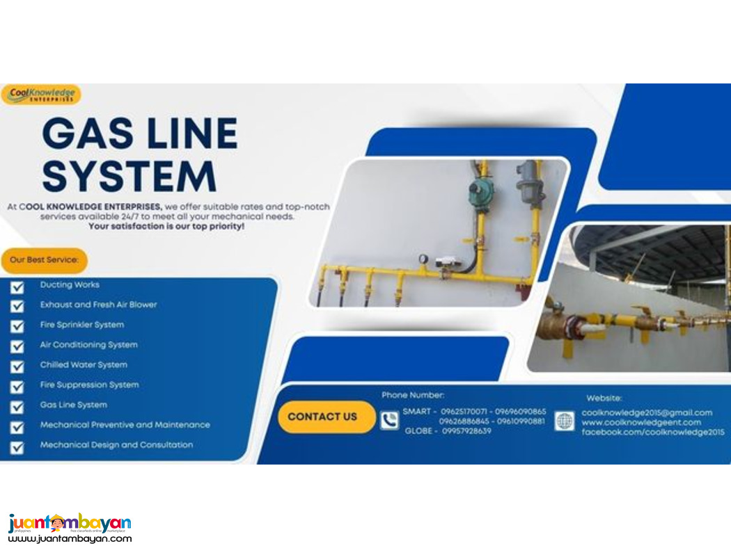 ***///GAS LINE SYSTEM ////*** SUPPLY AND INSTALLATION.