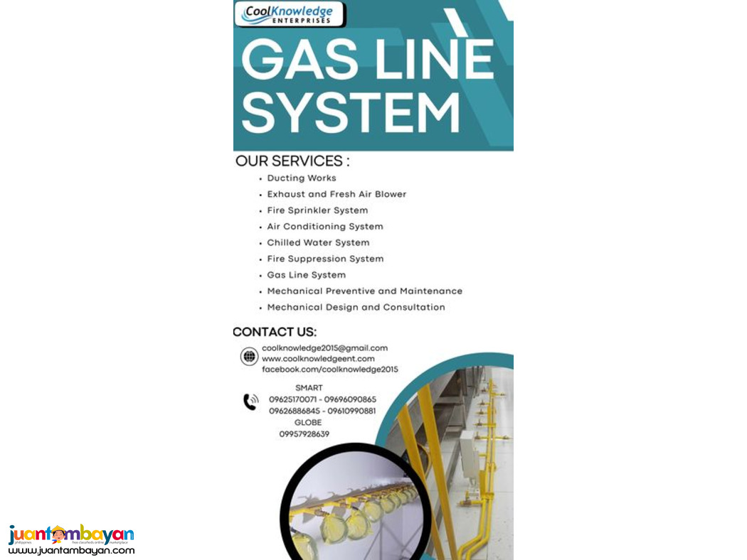 ***///GAS LINE SYSTEM ////*** SUPPLY AND INSTALLATION.