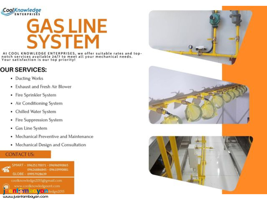 ***///GAS LINE SYSTEM ////*** SUPPLY AND INSTALLATION.