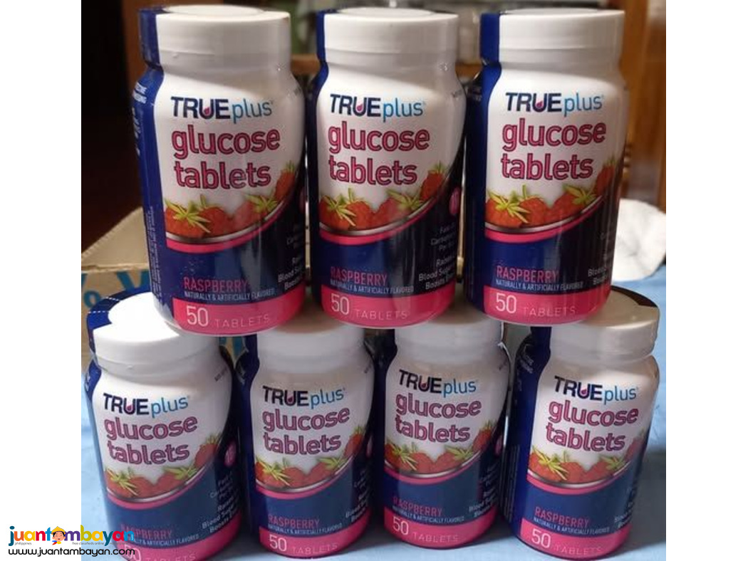 TRUEplus Glucose Tablets, Raspberry 50 Tablets TRUEplus Glucose Tablets, Raspberry 50 Tablets