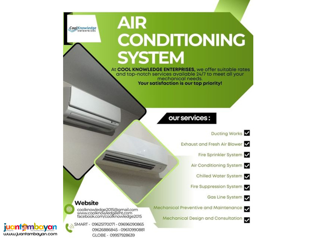 AVAILABLE // AIR CONDITIONING SYSTEM //