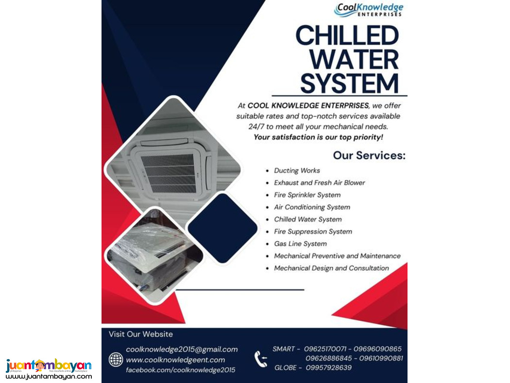 ,,,AVAILABLE ****CHILLED WATER SYSTEM****