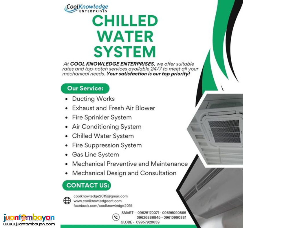 ,,,AVAILABLE ****CHILLED WATER SYSTEM****