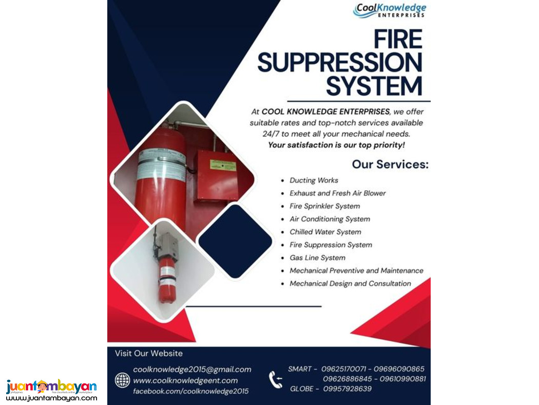,,,AVAILABLE ***FIRE SUPPRESSION SYSTEM***