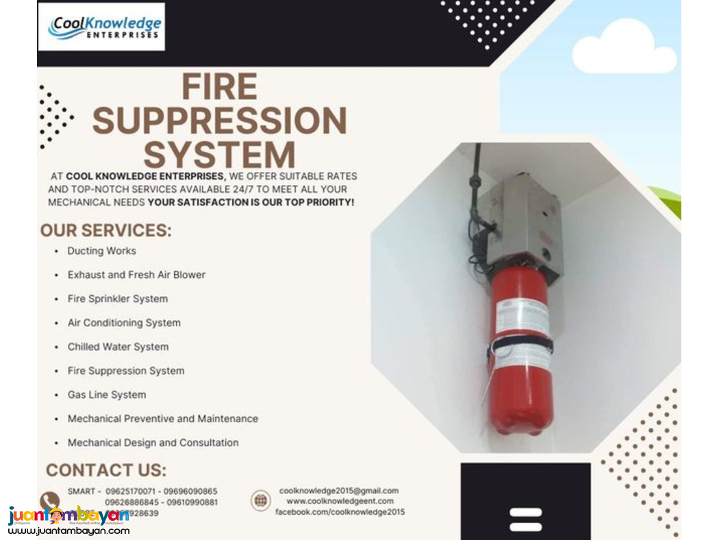 ,,,AVAILABLE ***FIRE SUPPRESSION SYSTEM***