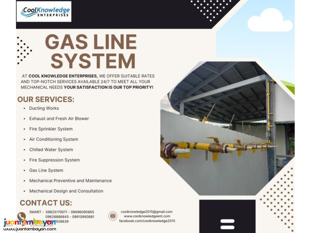 ,,,AVAILABLE *** GAS LINE SYSTEM ****