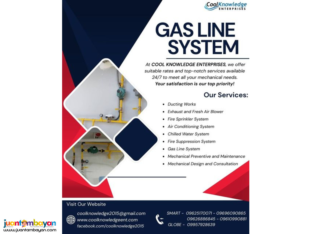 ,,,AVAILABLE *** GAS LINE SYSTEM ****