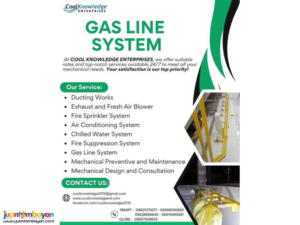 ,,,AVAILABLE *** GAS LINE SYSTEM ****