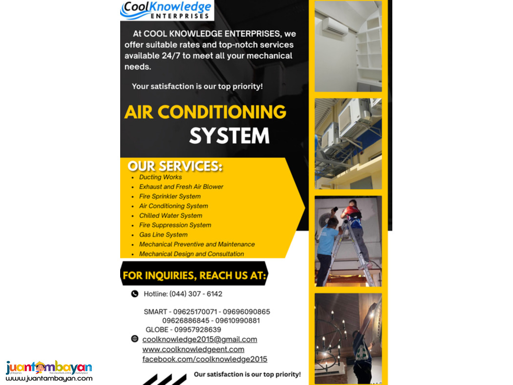 Expert at Air Conditioning System Services