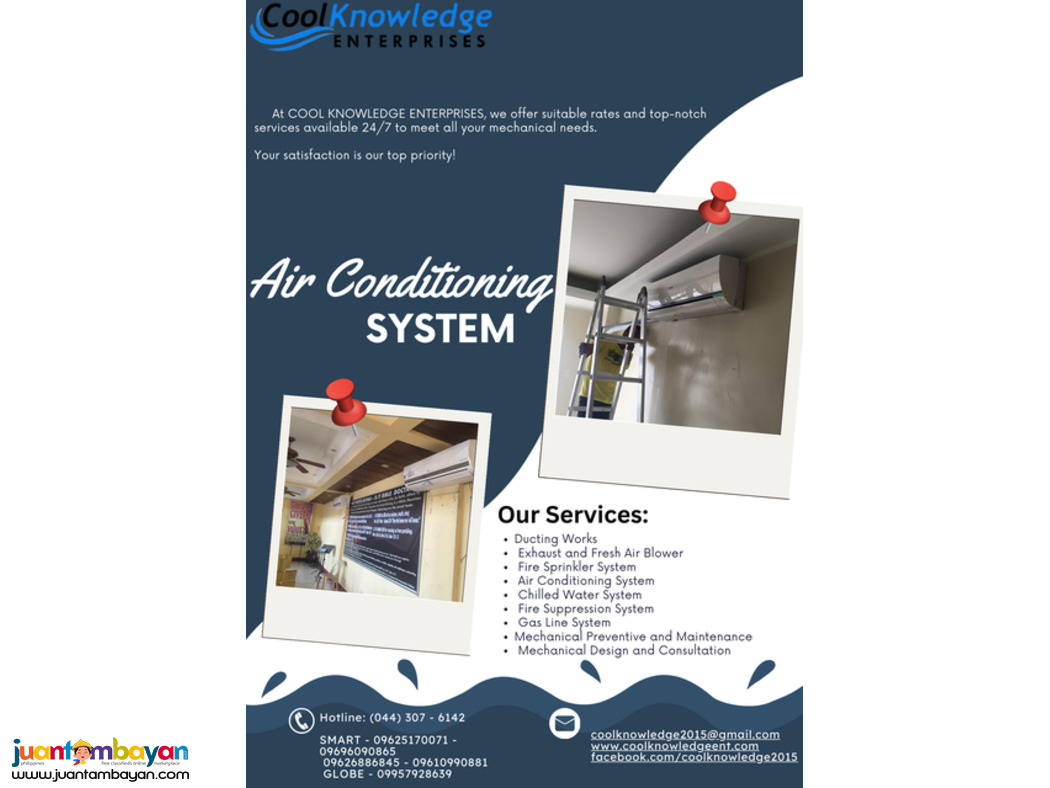 Expert at Air Conditioning System Services