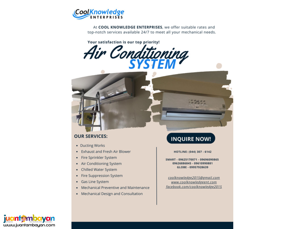 Expert at Air Conditioning System Services