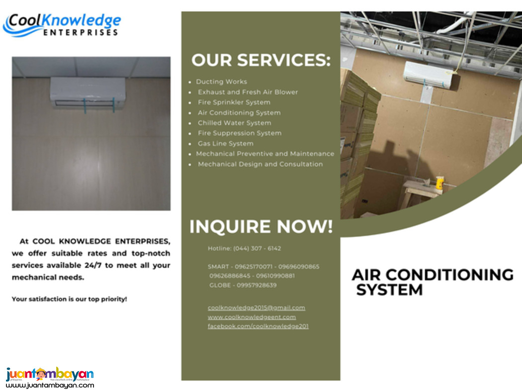 Expert at Air Conditioning System Services