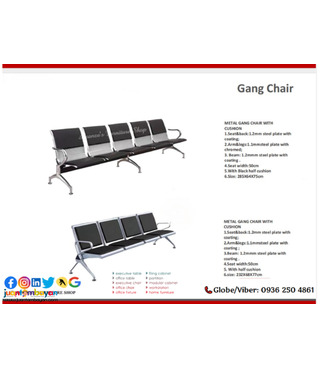 GANG CHAIR | WAITING CHAIR (3-4-5 SEATER)