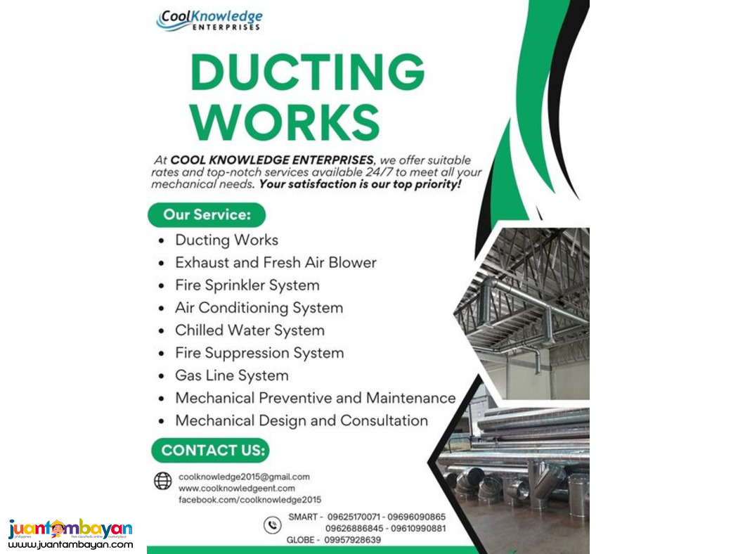 ././. dUCTING WORKS (SUPPLY AND INSTALLATION)