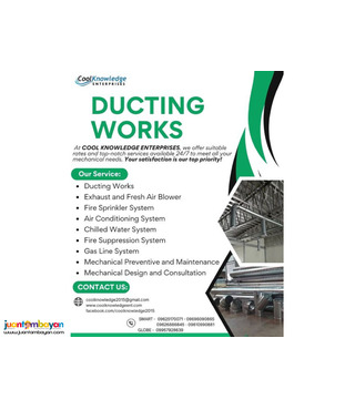 ././. dUCTING WORKS (SUPPLY AND INSTALLATION)