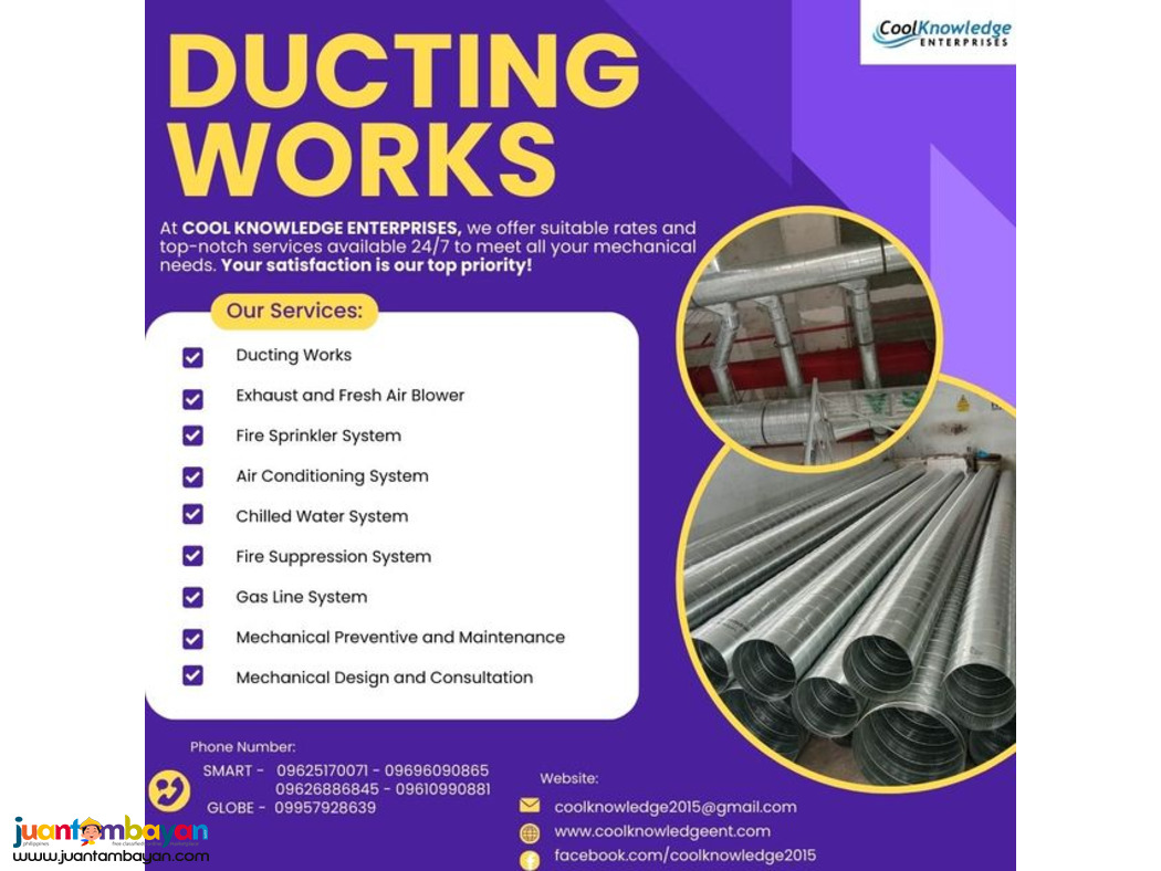 ././. dUCTING WORKS (SUPPLY AND INSTALLATION)
