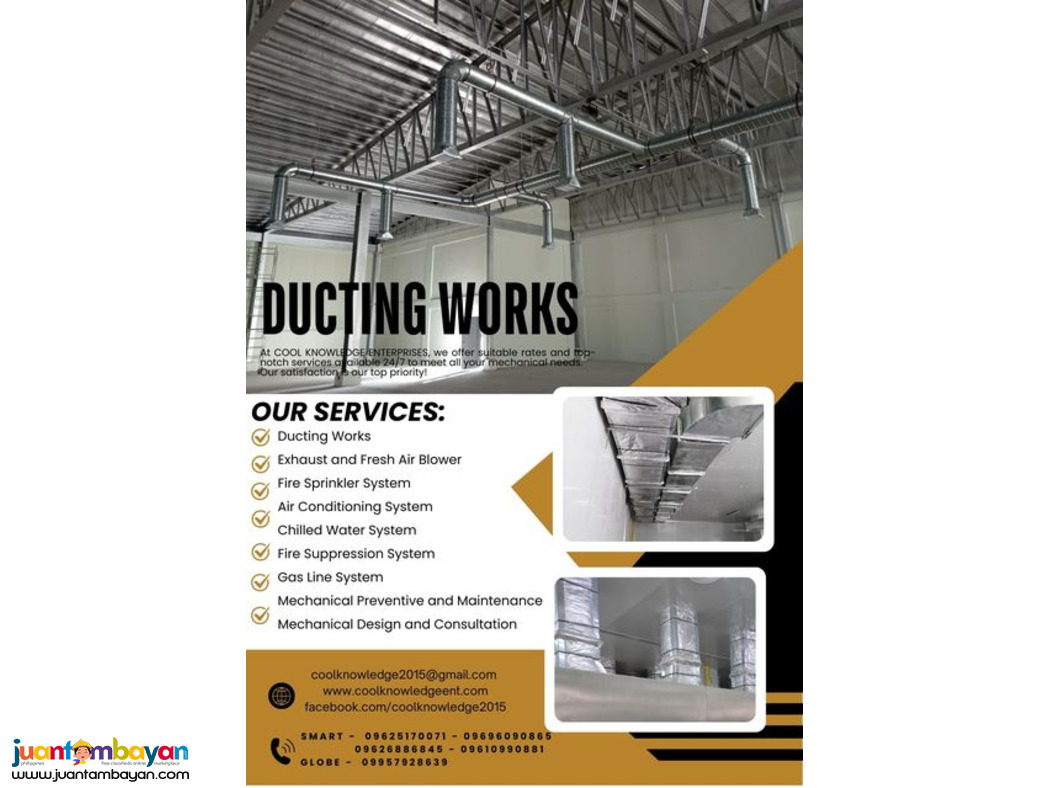 ././. dUCTING WORKS (SUPPLY AND INSTALLATION)