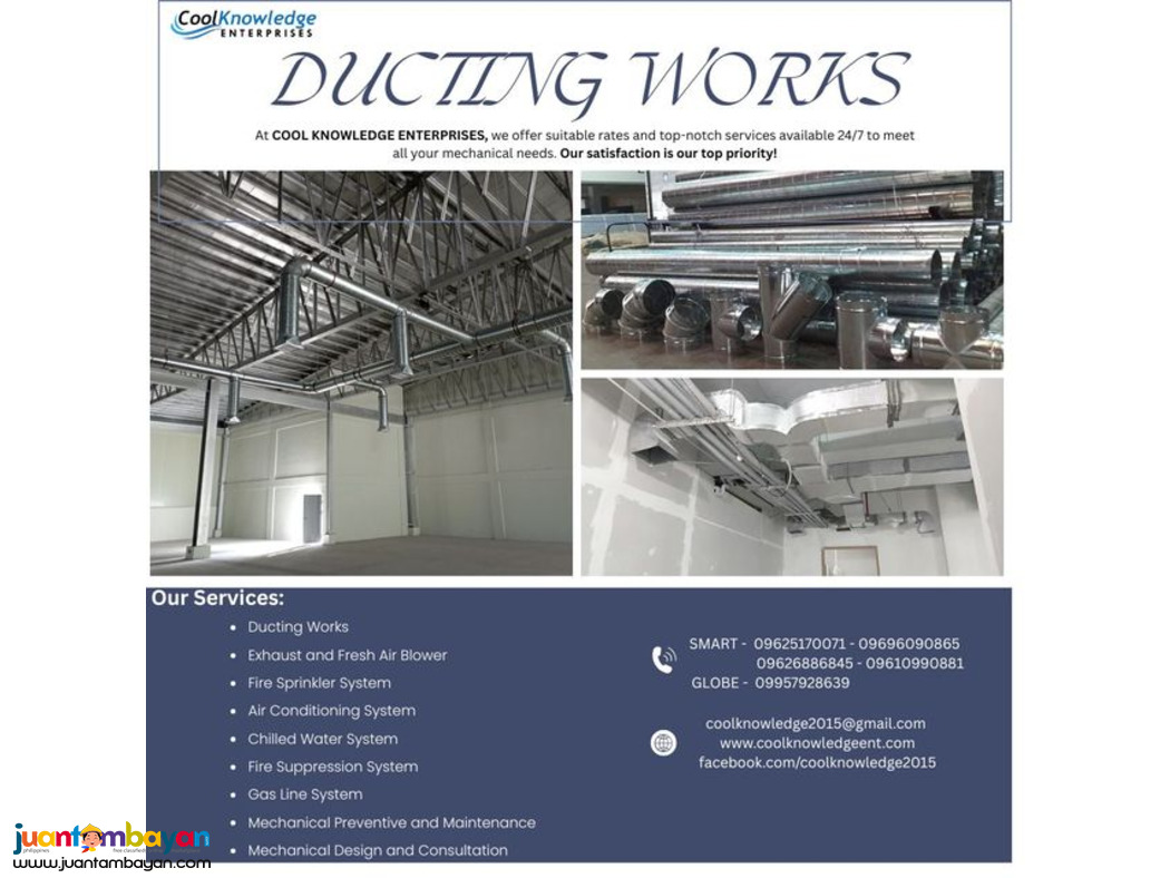 ././. dUCTING WORKS (SUPPLY AND INSTALLATION)