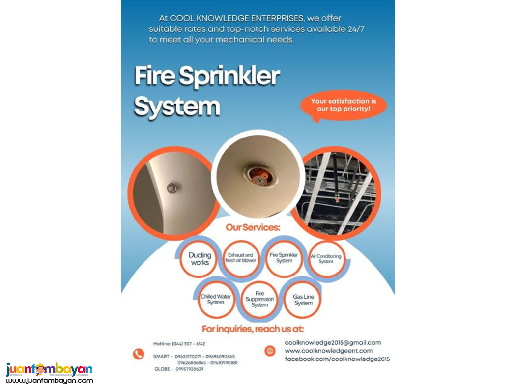 **FIRE SPRINKLER SYSTEM**