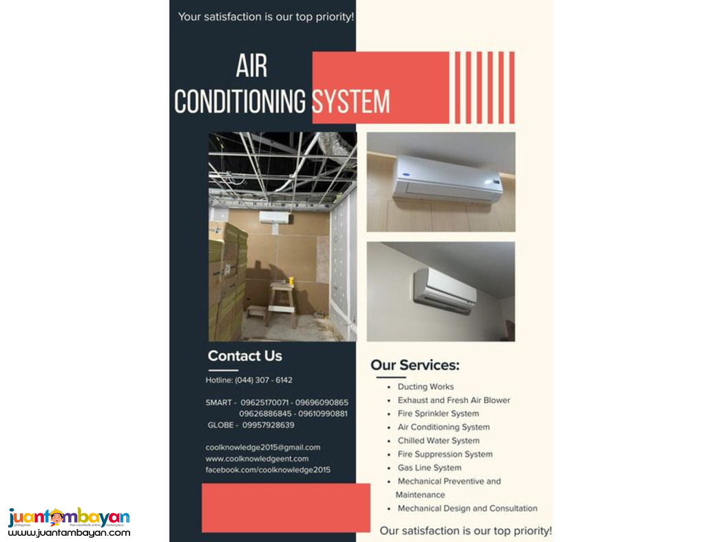 stay cool & Comfortable with our Air Conditioning System