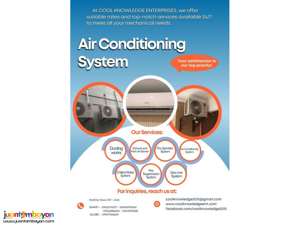 stay cool & Comfortable with our Air Conditioning System
