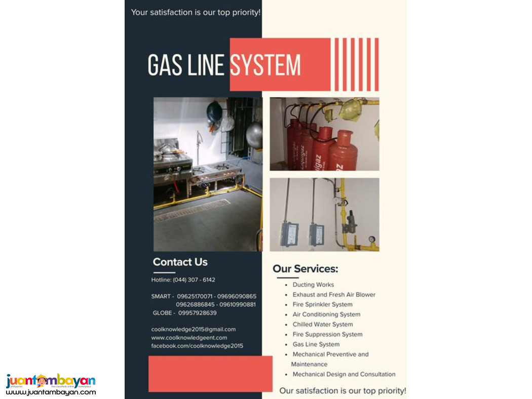 High Quality Gas line System