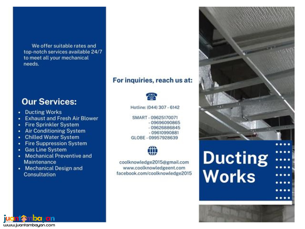 MECHANICAL WORKS || Ducting Works*