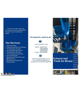 MECHANICAL WORKS || exhaust and Fresh Air Blower*