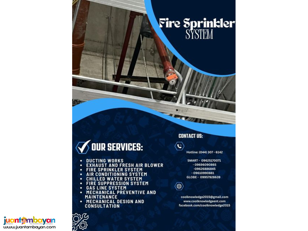 MECHANICAL WORKS || Fire Sprinkler System*